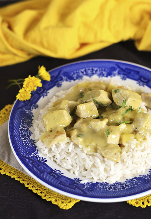 Apple Chicken Curry in a Hurry