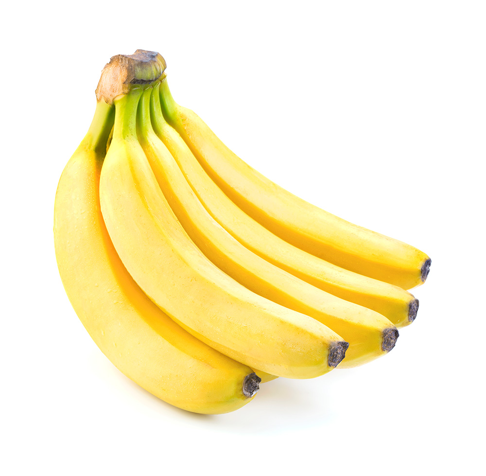 bunch of ripe bananas