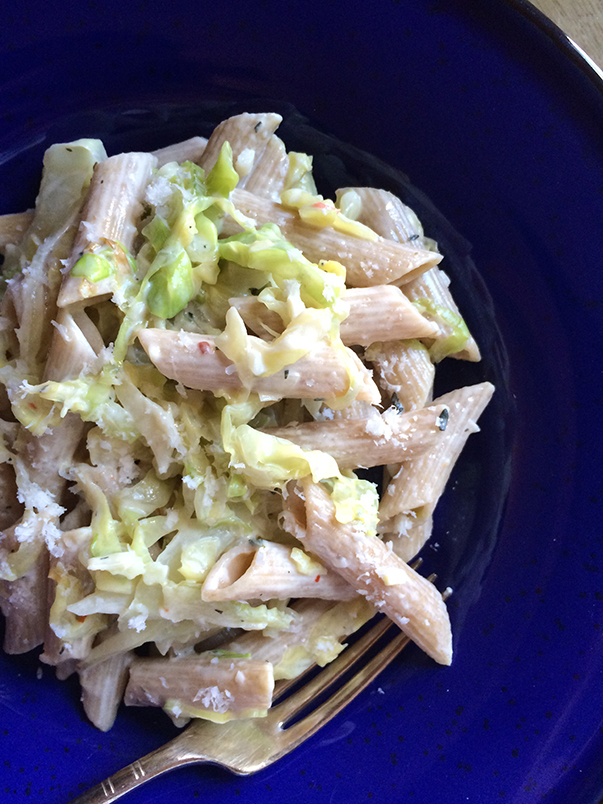 cabbage-and-garlic-pasta by Emily Richards