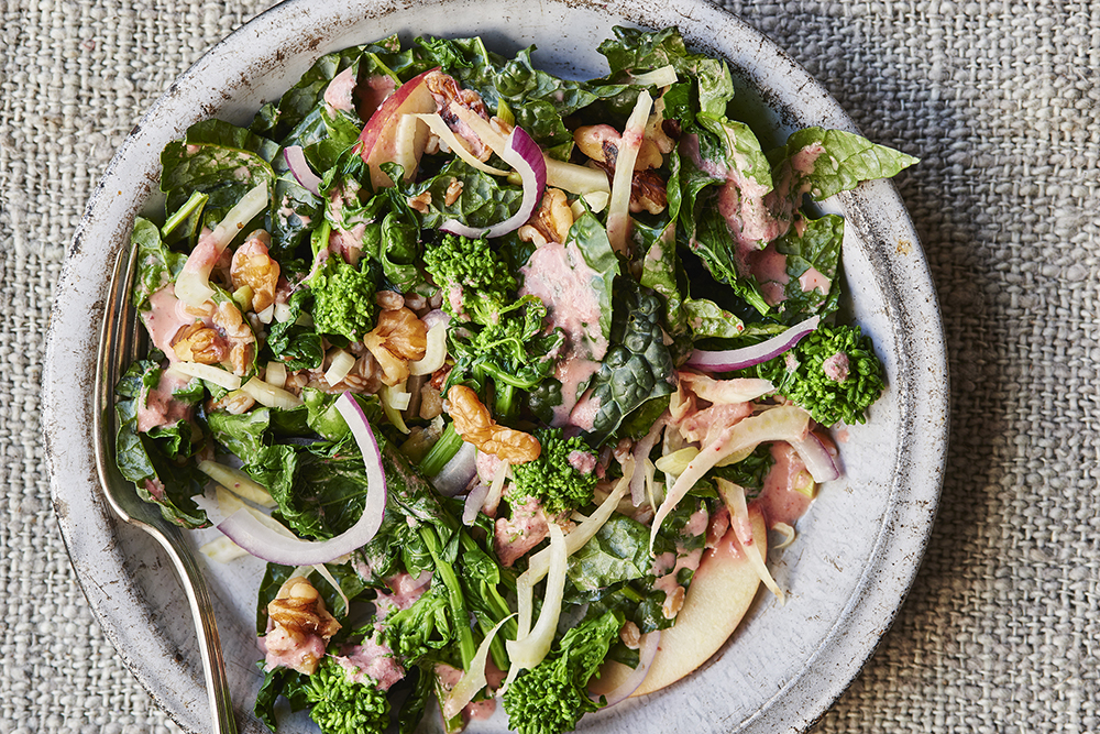 Kale and broccoli rabe salad from Andy Boy