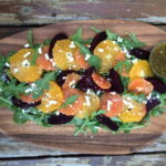 Roast Beet Salad with Orange and Feta