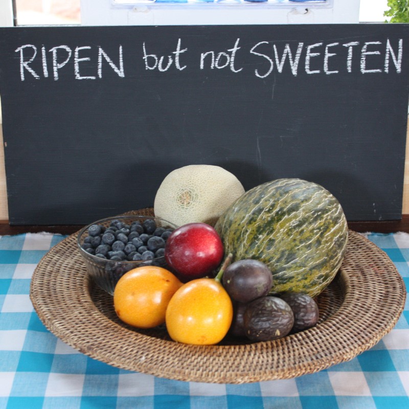ripen not sweeten