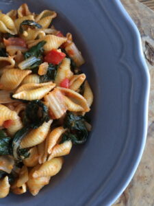 Swiss Chard and Tomato Pasta